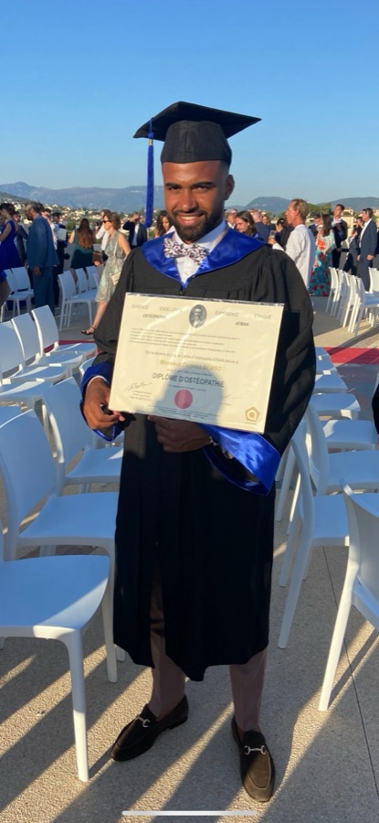 Diplôme ostéopathie école ATMAN 2021 Corentin Bembo